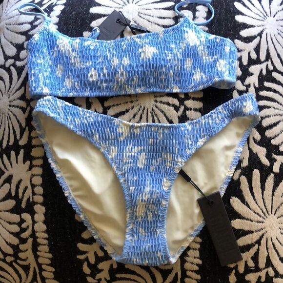 TRIANGL INESA NORMAL MARINA SET + BAG 💙 NWT - Picture 2 of 4